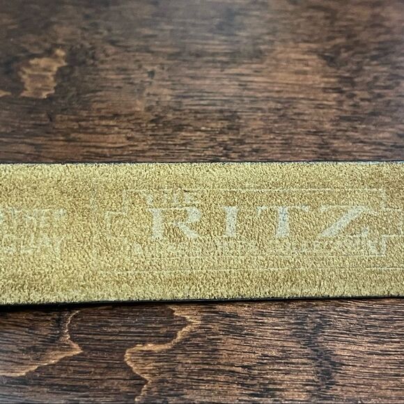 The Ritz Accessory Collection Genuine Leather Tan Cognac Color Belt - Picture 6 of 15